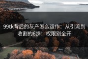 99tk背后的灰产怎么运作：从引流到收割的6步：权限别全开